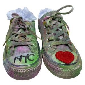 Converse Sneakers Customized Multi Color Women's 6